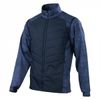 Mizuno [32TE059620] 男 夾克 外套 背心 長袖可拆 防風 防潑 保暖 彈性佳 兩穿 鋪棉 藍