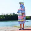 TAVARUA 日本衝浪品牌 速乾毛巾衣 超細纖維 浴巾衣 沙灘巾 潛水 浮潛 衝浪 輕薄款 夏季款 彩虹