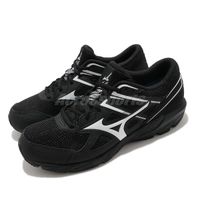 Mizuno 慢跑鞋 Maximizer 23 黑 白 男鞋 寬楦 網布 透氣輕量 美津濃 【ACS】 K1GA2100-10