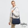 Kipling 經典普魯士藍多袋實用側背包-GABBIE