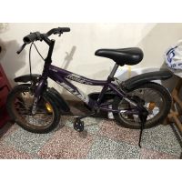 二手 兒童自行車 16吋jelum兒童腳踏車 紫色