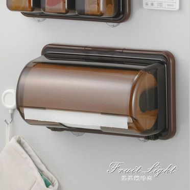 面紙盒/面紙套 日本進口inomata廚房用紙架捲紙收納架冰箱紙巾架磁鐵吸盤捲紙盒
