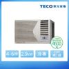 【TECO 東元】4-6坪 R32一級變頻冷專右吹窗型冷氣(MW28ICR-HR1)