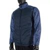 Mizuno [32TE059620] 男 夾克 外套 背心 長袖可拆 防風 防潑 保暖 彈性佳 兩穿 鋪棉 藍 M 藍/深藍