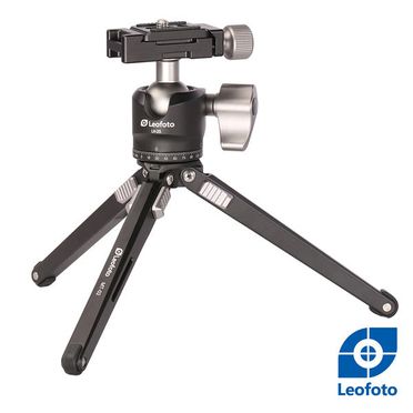 Leofoto徠圖 MT-03+LH-25鋁合金蜘蛛桌面迷你兩節三檔攝影三腳架