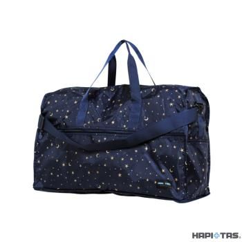 (HAPI+TAS)日本摺疊旅行袋 收納袋 開學袋(H0004-大-薄荷綠女孩小物)