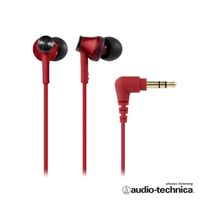 鐵三角 ATH-CK350M 耳塞式耳機(附捲線器)【紅色】