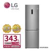 【LG 樂金】343L 一級能效 WiFi直驅變頻上下門冰箱 晶鑽格紋銀 GW-BF389SA (送基本安裝)