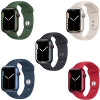 Apple Watch S7 (GPS＋ LTE) ， 45mm 鋁金屬錶殼搭配運動錶帶 _ 台灣公司貨＋贈品 Apple Watch S6 (GPS＋LTE) ，45mm 午夜色鋁金屬錶殼 搭午夜色運動錶帶