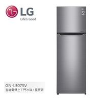 [結帳享優惠](含基本安裝)LG 253公升變頻冰箱 GN-L307SV(星辰銀)