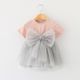 2022夏季短袖女寶寶連衣裙夏裝女童公主裙兒童雪紡裙子0-1-2-3歲