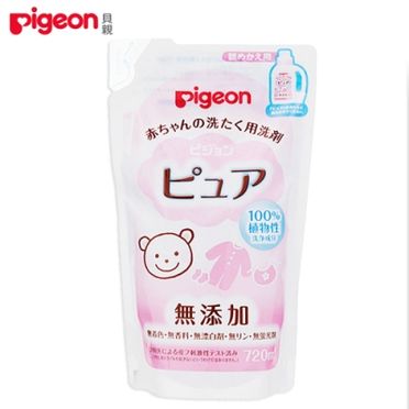 日本《Pigeon 貝親》溫和洗衣精補充包【720ml】