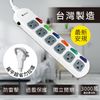 【KINYO】2.7M六開六插安全延長線(最新安規，台灣製造) CG166-9 (5.3折)