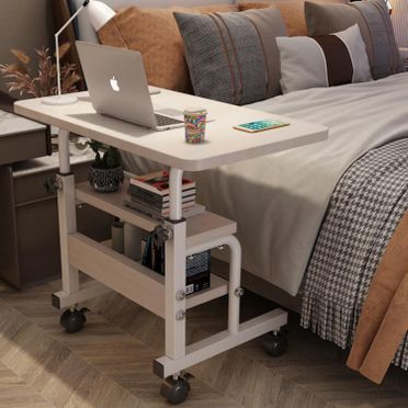 床邊桌 電腦桌懶人床邊桌臺式家用簡約書桌宿舍簡易床上小桌子可移動升降