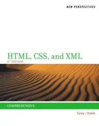 New Perspectives on HTML, CSS, and XML