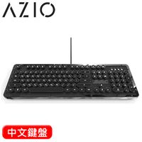 AZIO RETRO CLASSIC ONYX 小牛復古打字機鍵盤 Typelit軸 中文