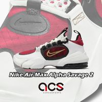 Nike 訓練鞋 Air Max Alpha Savage 白 紅 氣墊 男鞋 多功能 運動鞋【ACS】 CK9408-176