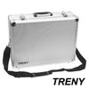 [家事達] TRENY-鋁合金工具箱 隔板分層 鑰匙可上鎖 手提工具箱 肩背工具箱 側背工具箱