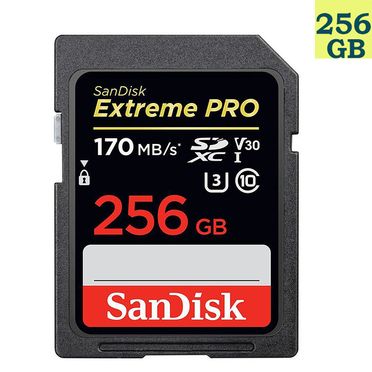 SanDisk 256GB 256G SDXC【170MB/s】Extreme Pro UHS-I 4K U3 C10 V30 SDSDXXY-256G 相機記憶卡