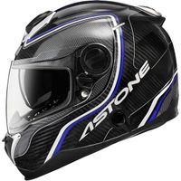 ASTONE安全帽，GT-1000F，碳纖維/AC2黑藍