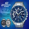 CASIO 卡西歐 手錶專賣店 EDIFICE EFV-550D-2A 三眼計時賽車男錶 不鏽鋼錶帶 藍X銀 防水100米EFV-550D