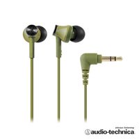 鐵三角 ATH-CK350M 耳塞式耳機(附捲線器)【綠色】