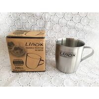 現貨附發票 Linox不鏽鋼小口杯200ml 316不鏽鋼杯 兒童馬克杯 不鏽鋼口杯 不銹鋼杯 LINOX小口杯