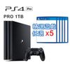 【暫時缺貨】PS4 Pro 專業版 主機 1TB CHU-7218系列「極致黑」+遊戲9選5【GAME休閒館】