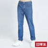 【EDWIN】JERSEYS迦績EJ7透氣錐形AB牛仔褲-男款(石洗藍)