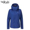 【英國 RAB】Downpour Eco Jacket 透氣防風防水連帽外套 女款 夜落藍 #QWG83