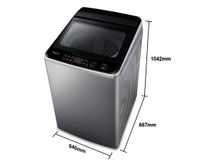 《Panasonic 國際牌》 17公斤 直立式變頻洗衣機 NA-V170GT-L (炫銀灰)