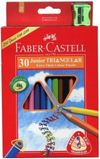【芥菜籽文具】//FABER-CASTELL 輝柏//大三角彩色鉛筆16-116538-30 (3.3mm) 30色