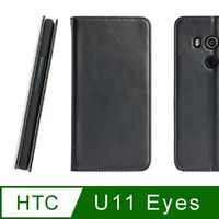 CASE SHOP HTC U11 Eyes 專用側掀站立式皮套-黑