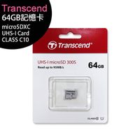Transcend microSD 64G記憶卡(UHS-I C10) OTR-008-2