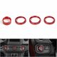 Jeep Wrangler JL 2018+ RED大燈+空調旋鈕飾圈-極限超快感