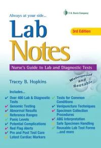 Lab Notes: Nurses’ Guide to Lab and Diagnostic Tests