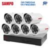 SAMPO 8路7鏡優惠組合 DR-TWEX3-8 + VK-TW2C66H 2百萬畫素紅外線攝影機