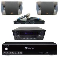 金嗓Golden Voice CPX-900 A5卡拉OK點歌機4TB+KAR MEN X3擴大機+MR-865 PRO無線麥克風+P-500主喇叭
