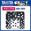 【TANITA】電子體重計美型入門款HD380 方塊黑