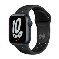 Apple Watch S7 Nike GPS 45MM 午夜色鋁金屬錶殼配黑運動錶帶