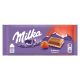【Milka】牛奶巧克力-草莓夾心100g 3入組(德國最受歡迎巧克力)