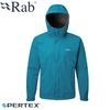 【RAB 英國 男 Downpour防水外套《蔚藍》】BQWF61/防風外套/連帽外套/防水夾克/悠遊山水