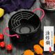 日式天婦羅油炸鍋家用迷你麥飯石不黏深煎鍋日本小炸鍋電磁爐燃氣