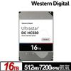 WD Ultrastar DC HC550 16TB 3.5吋 企業級硬碟 (WUH721816ALE6L4)