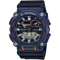 CASIO 卡西歐 G-SHOCK 潮流工業風雙顯計時手錶-藍 GA-900-2A