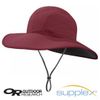 【Outdoor Research 美國】Oasis Sun Sombriolet 防曬透氣大盤帽 遮陽帽 女款 紅色 (264388-0925)