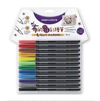 【金玉堂文具】TM-12布的彩繪筆(雙頭)12色 SIMBALION 雄獅