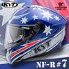 加贈藍牙耳機&深墨片KYT安全帽 NF-R #7 藍 亮面 選手彩繪 內墨片 雙D 內鏡 全罩式 NFR 耀瑪騎士