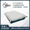 【Outdoorbase】3D舒壓自動充氣枕頭（共兩色可選）(自動充氣枕 露營便攜枕頭 戶外充氣枕)