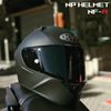NP helmet KYT NFR 霧面黑/消光黑